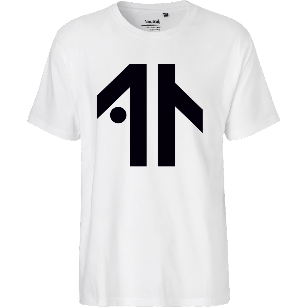 Dustin Dustin Naujokat - Logo T-Shirt Fairtrade T-Shirt - weiß