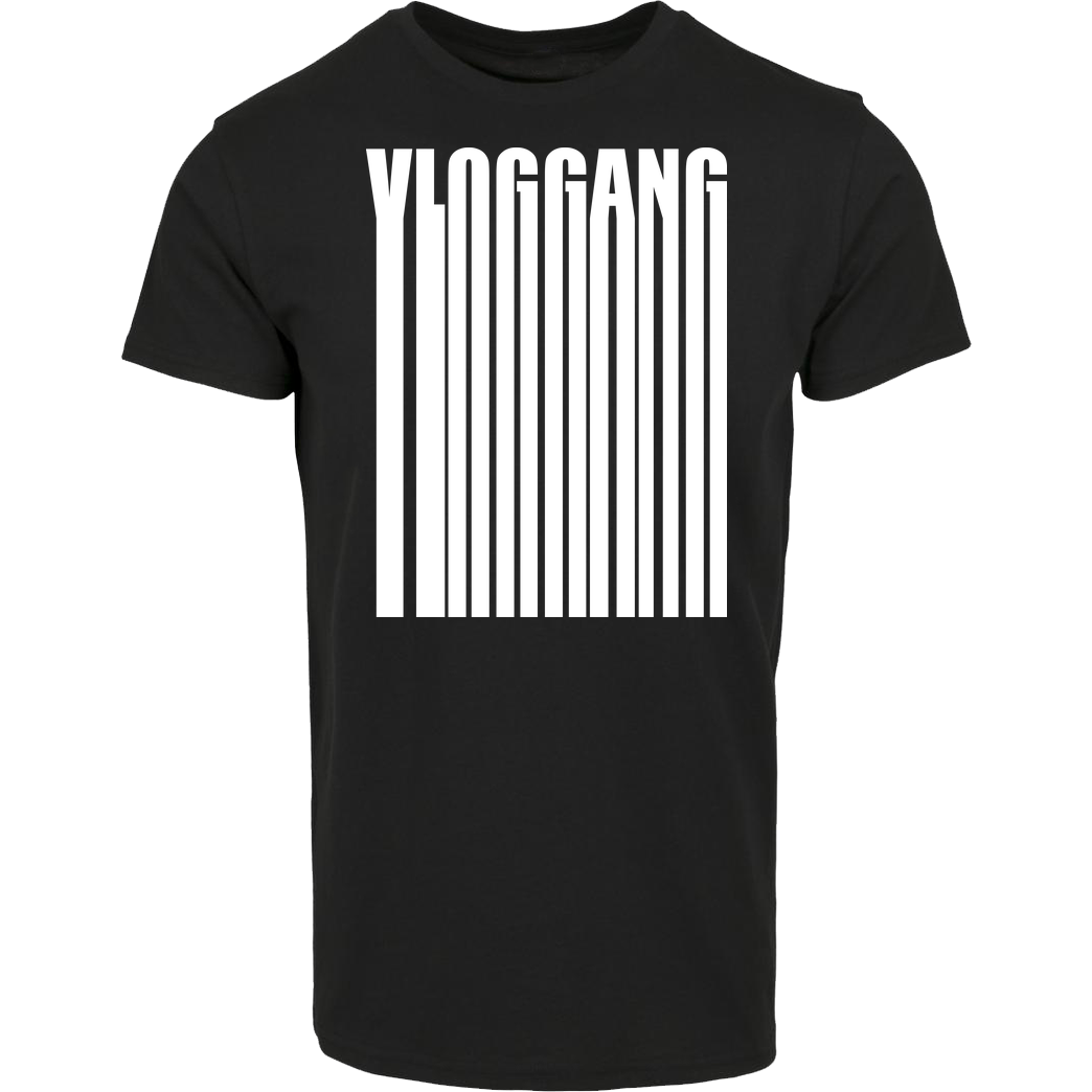 Dustin Dustin Naujokat - VlogGang Barcode T-Shirt Hausmarke T-Shirt  - Schwarz