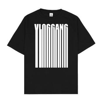 Dustin Naujokat - VlogGang Barcode Oversize T-Shirt - Schwarz