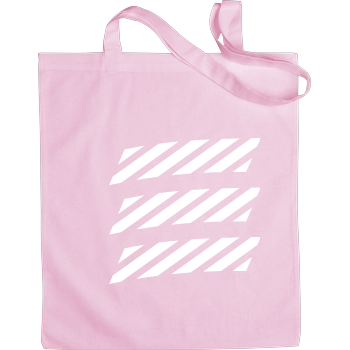 Echtso - Striped Logo Stoffbeutel Pink