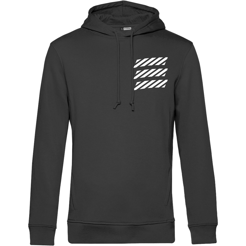 Echtso Echtso - Striped Logo Sweatshirt B&C HOODED INSPIRE - schwarz