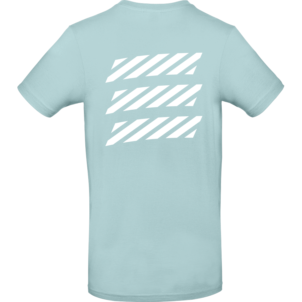Echtso Echtso - Striped Logo T-Shirt B&C EXACT 190 - Mint