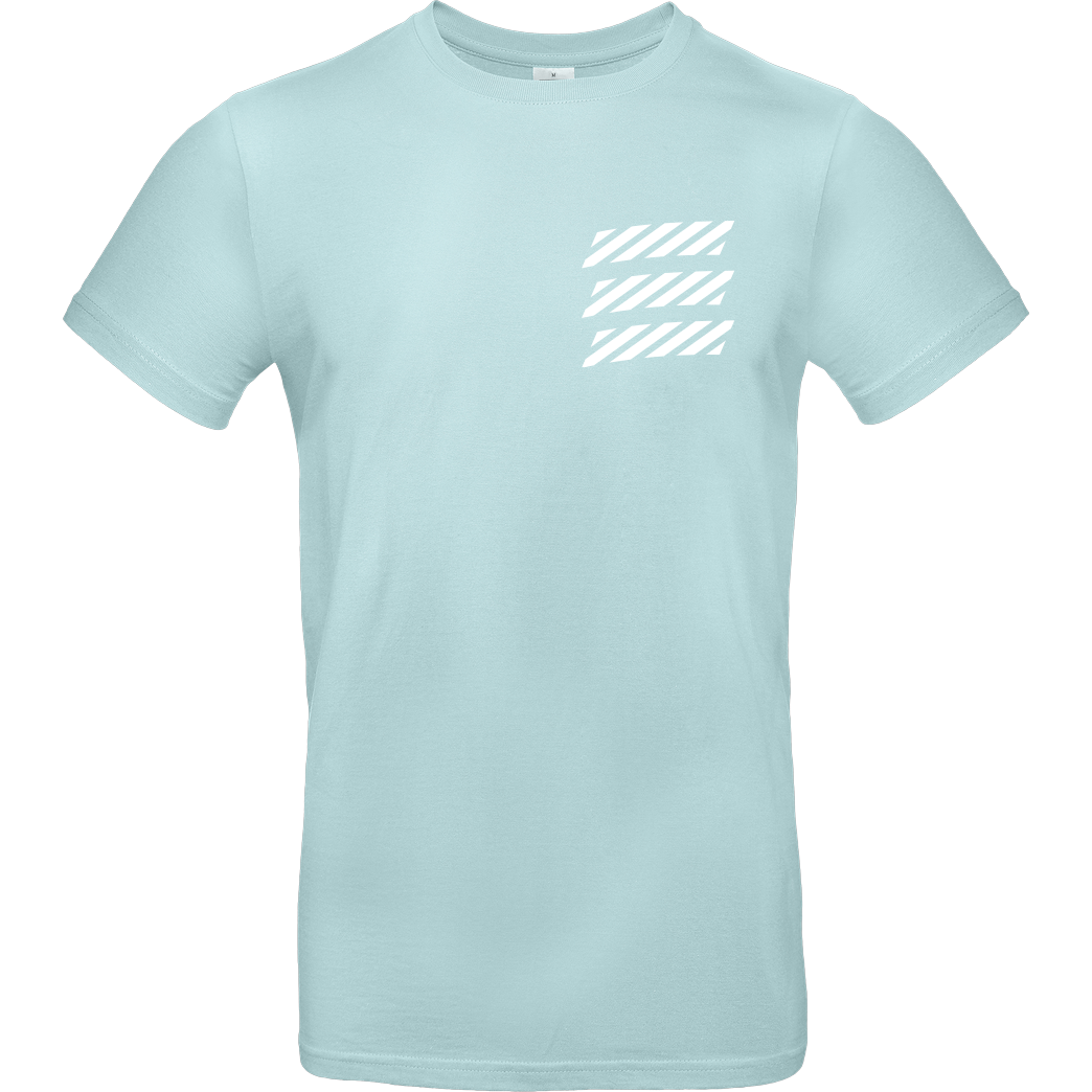 Echtso Echtso - Striped Logo T-Shirt B&C EXACT 190 - Mint