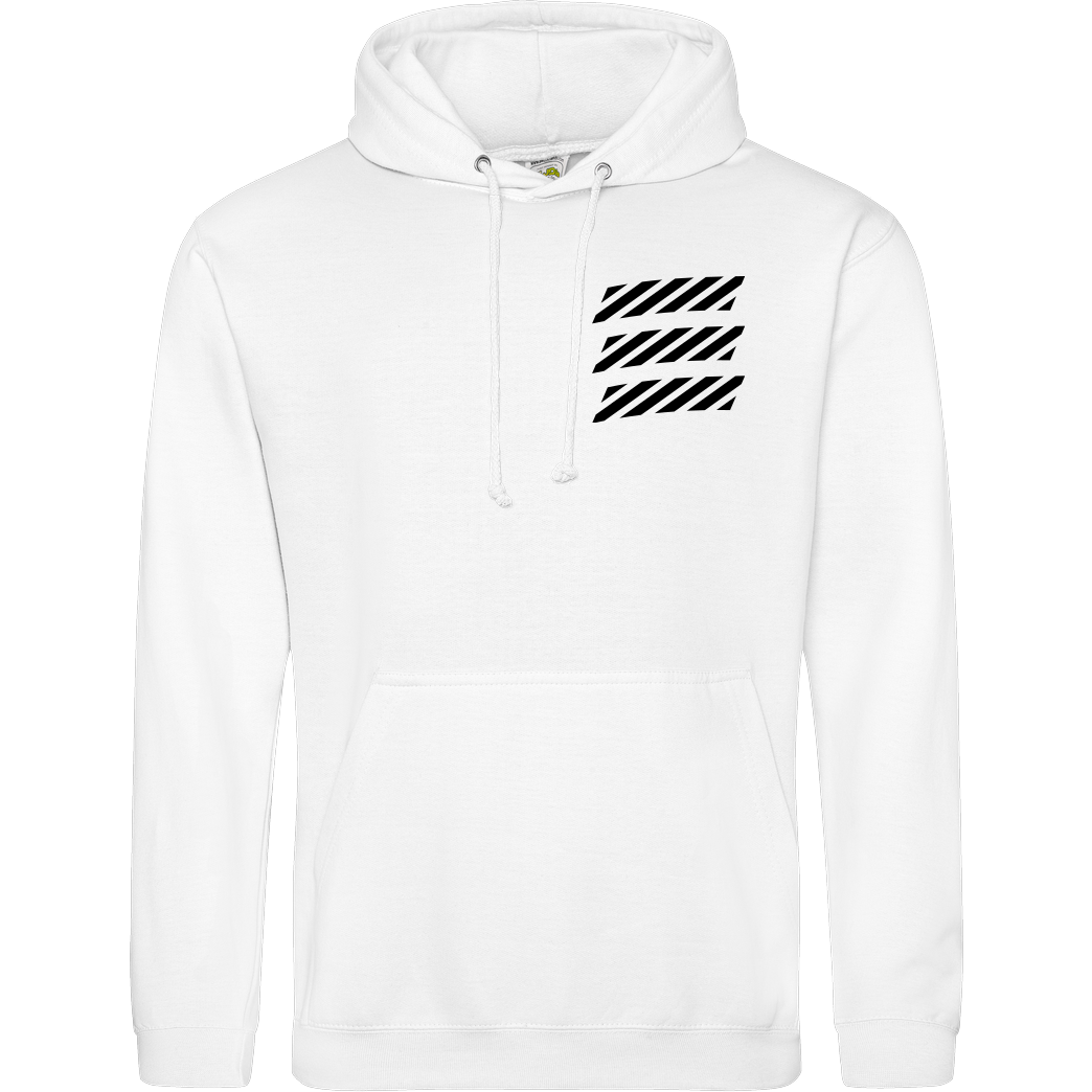 Echtso Echtso - Striped Logo Sweatshirt JH Hoodie - Weiß