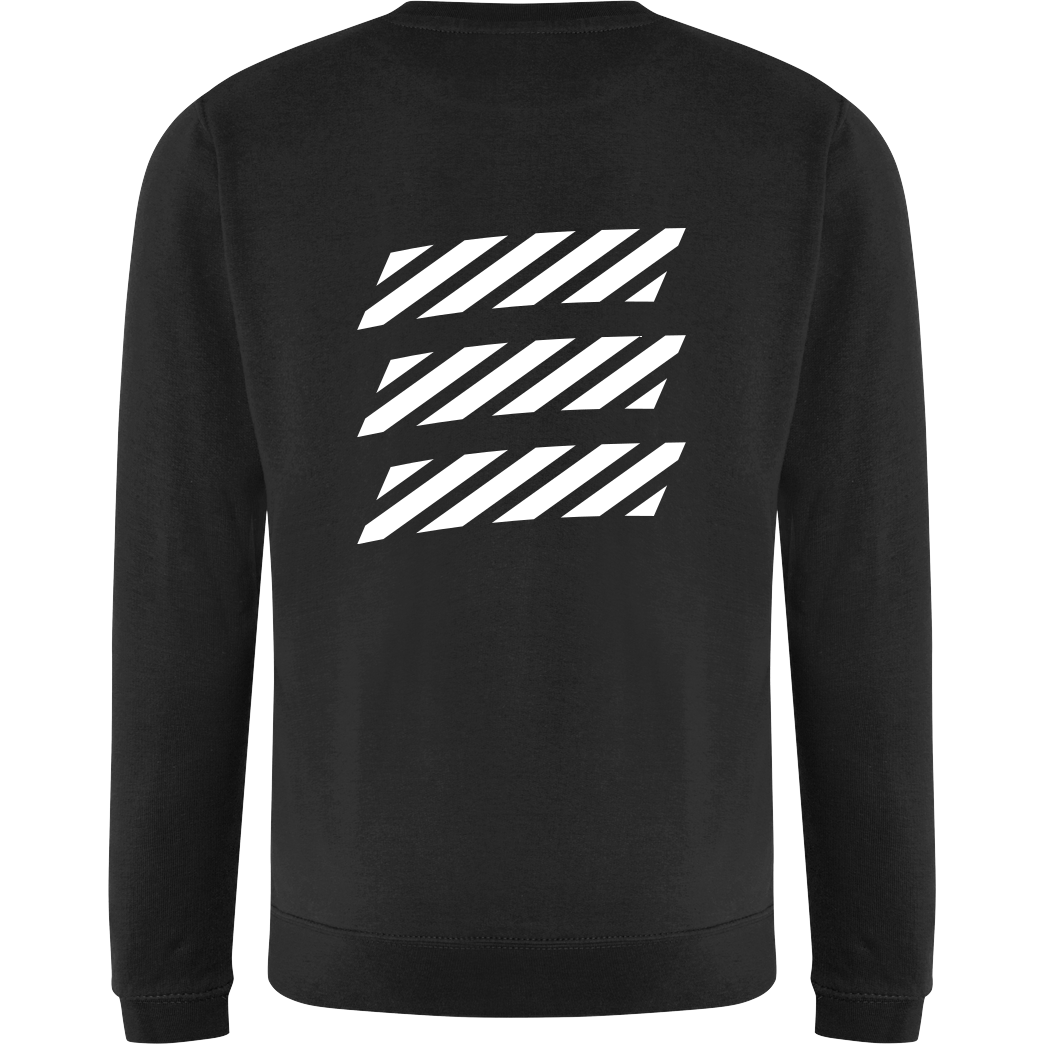 Echtso Echtso - Striped Logo Sweatshirt JH Sweatshirt - Schwarz