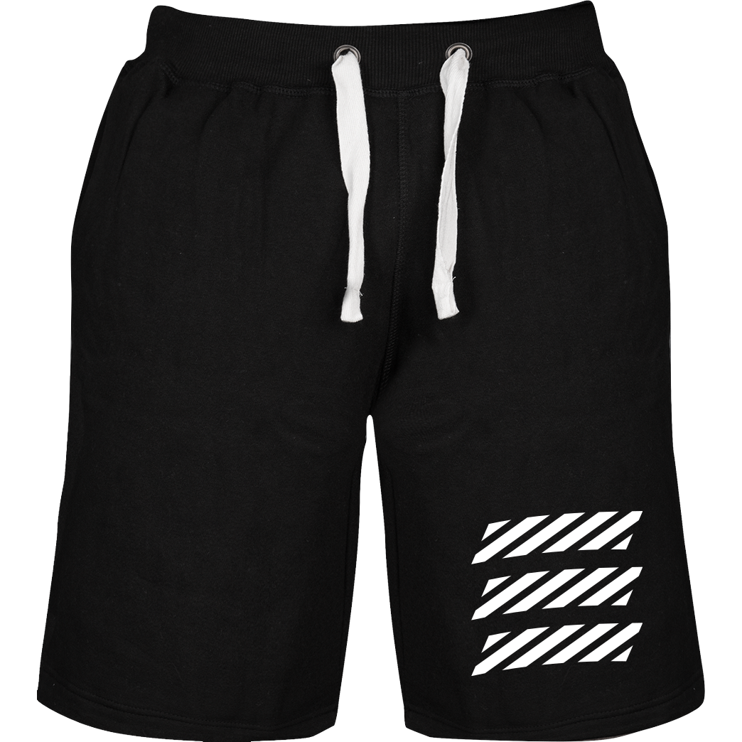 Echtso Echtso - Striped Logo Sonstiges Shorts schwarz
