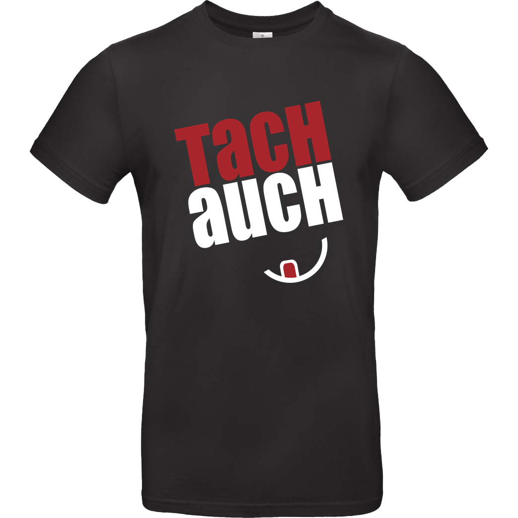 Ehrliches Essen Ehrliches Essen - Tachauch weiss T-Shirt B&C EXACT 190 - Schwarz