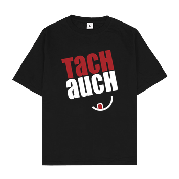 Ehrliches Essen - Tachauch weiss Oversize T-Shirt - Schwarz