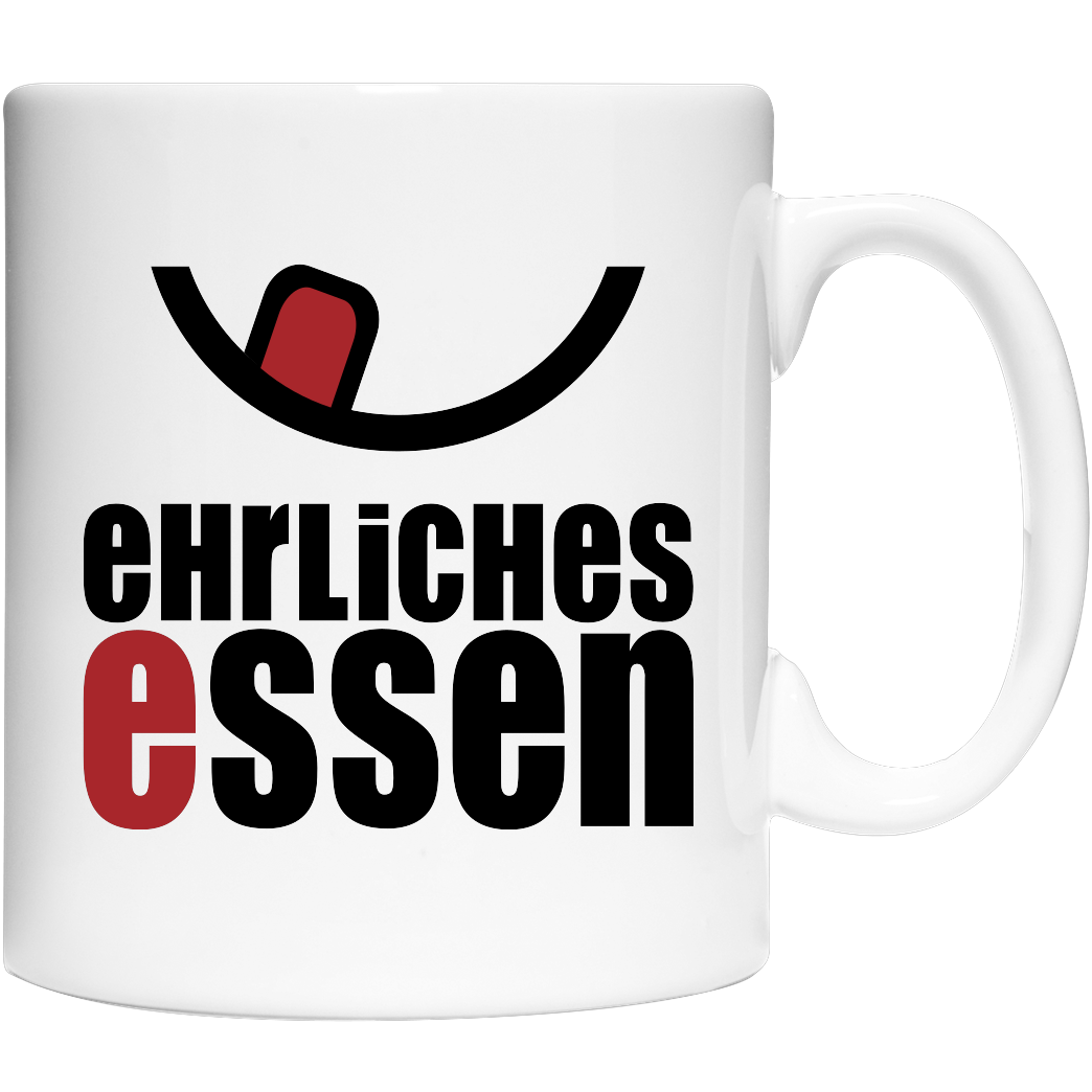 Ehrliches Essen Ehrliches Essen - Logo schwarz Sonstiges Tasse