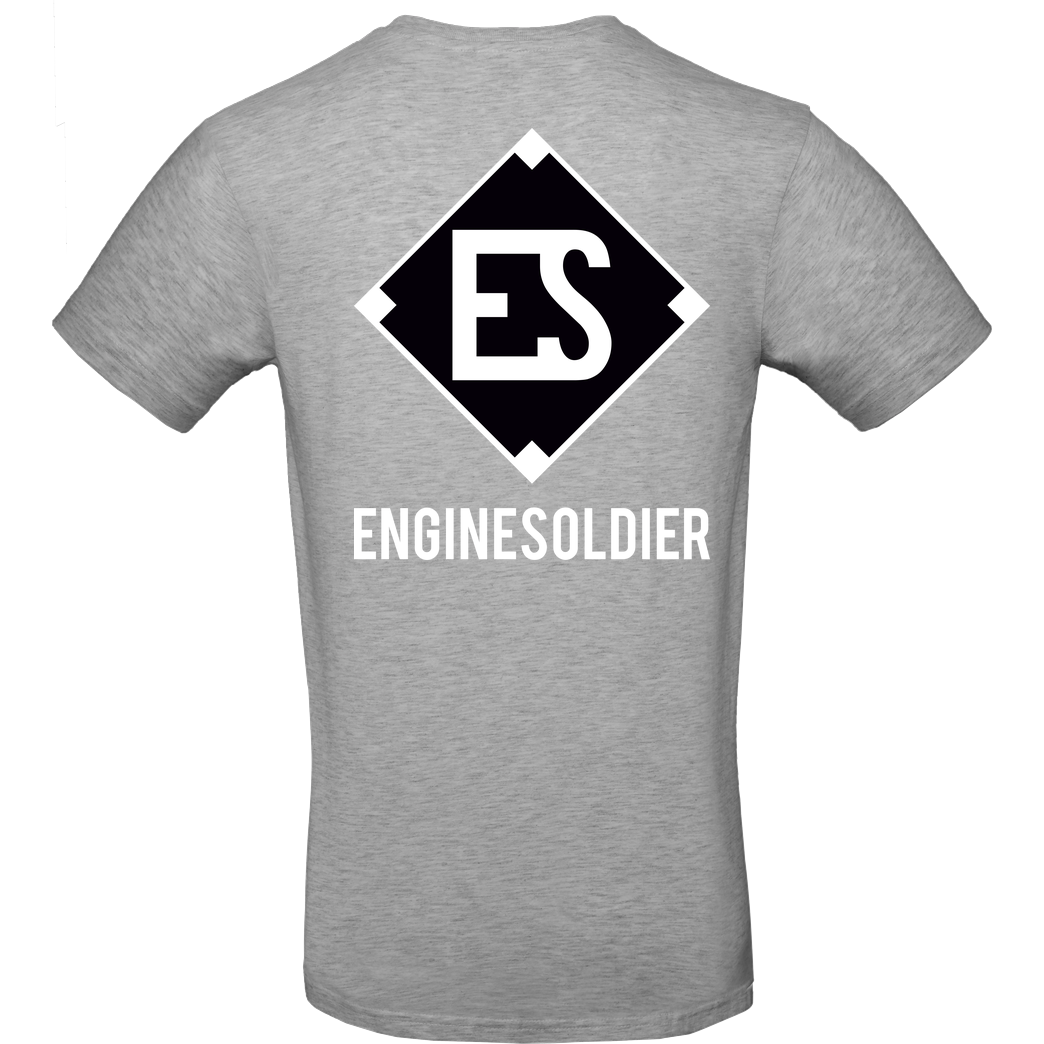 EngineSoldier EngineSoldier - Logo T-Shirt B&C EXACT 190 - heather grey