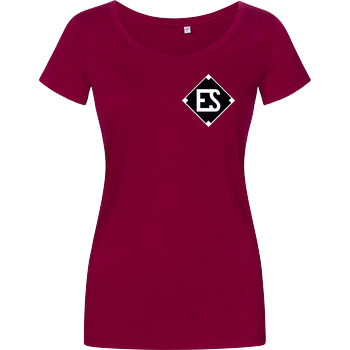 EngineSoldier - Logo Damenshirt berry