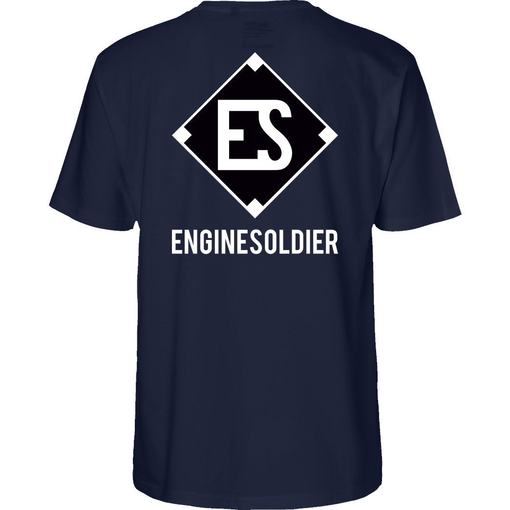 EngineSoldier EngineSoldier - Logo T-Shirt Fairtrade T-Shirt - navy