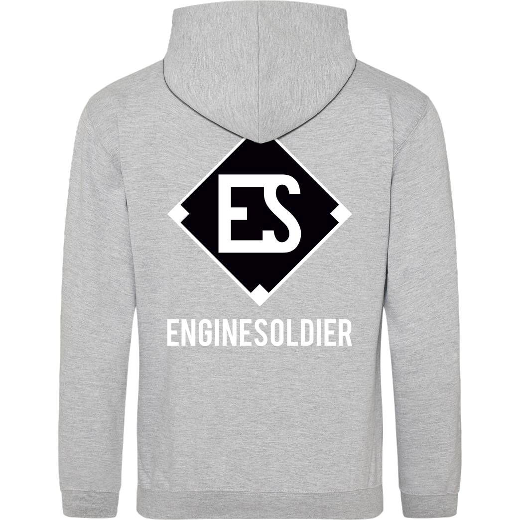 EngineSoldier EngineSoldier - Logo Sweatshirt JH Hoodie - Heather Grey