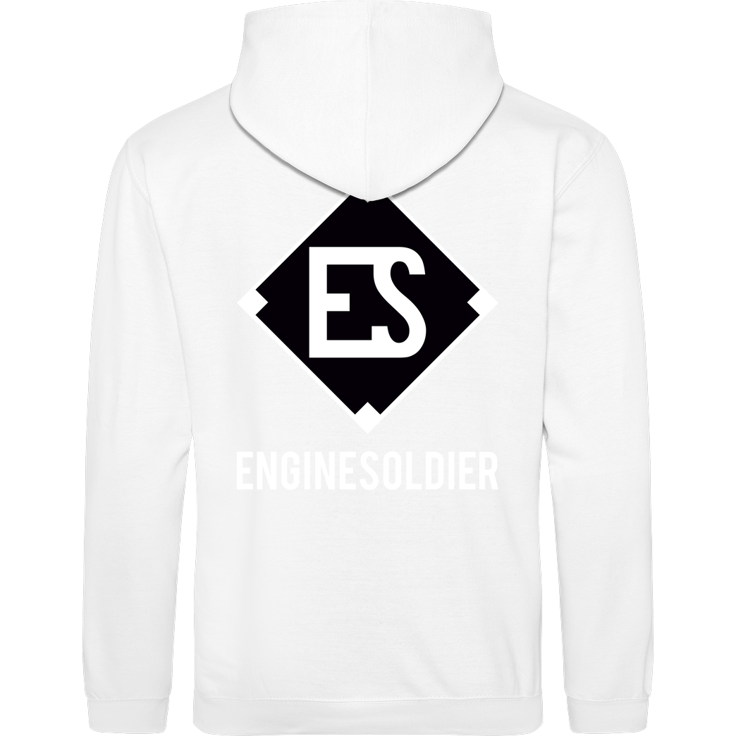 EngineSoldier EngineSoldier - Logo Sweatshirt JH Hoodie - Weiß