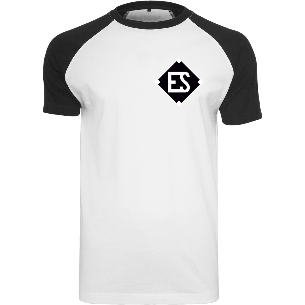 EngineSoldier EngineSoldier - Logo T-Shirt Raglan-Shirt weiß