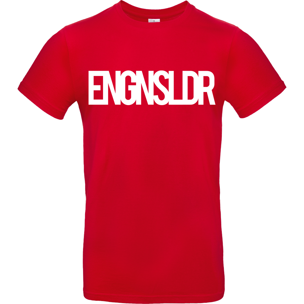 EngineSoldier EngineSoldier - Typo T-Shirt B&C EXACT 190 - Rot