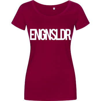 EngineSoldier - Typo Damenshirt berry