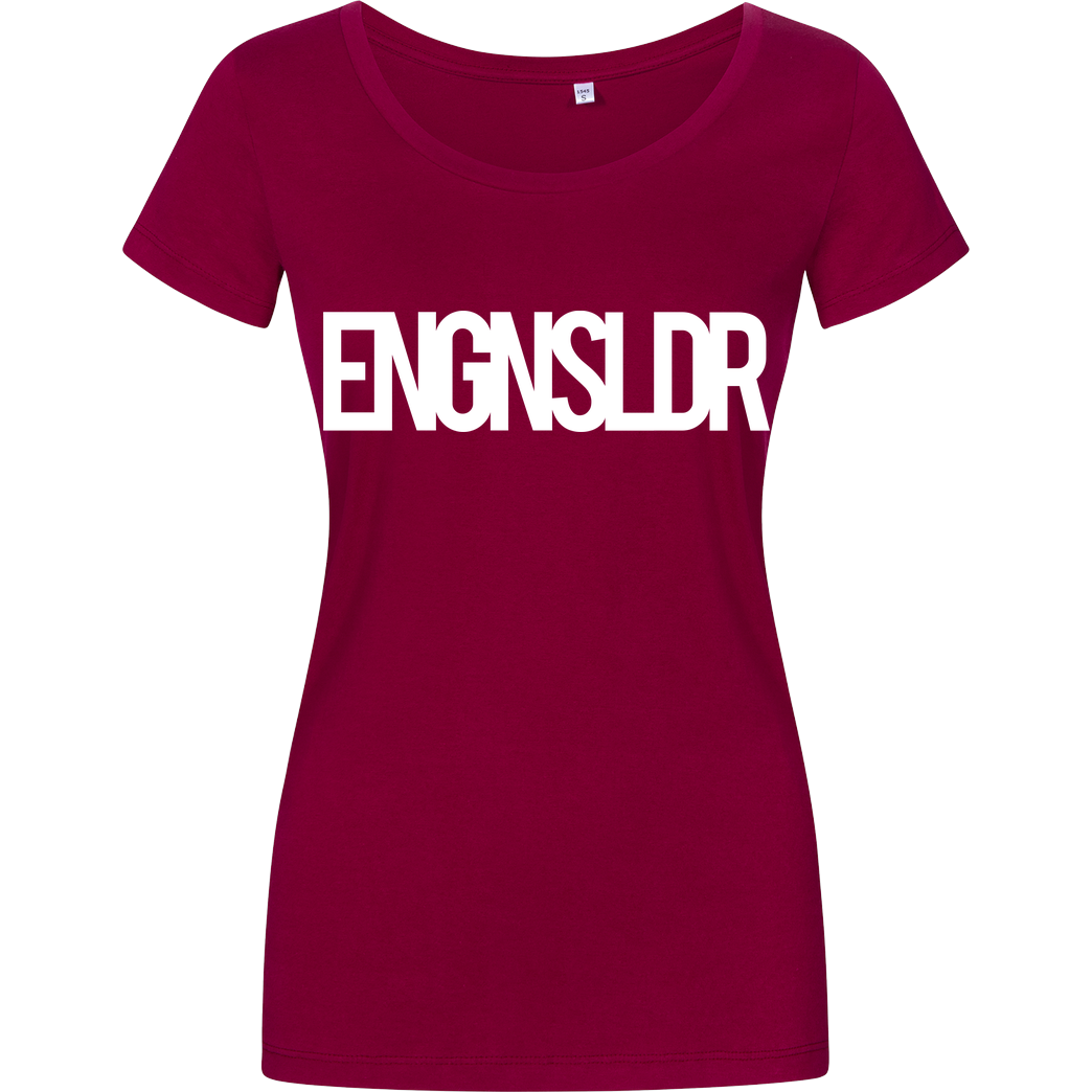 EngineSoldier EngineSoldier - Typo T-Shirt Damenshirt berry