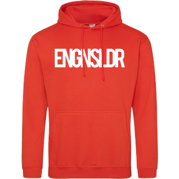 EngineSoldier - Typo JH Hoodie - Orange