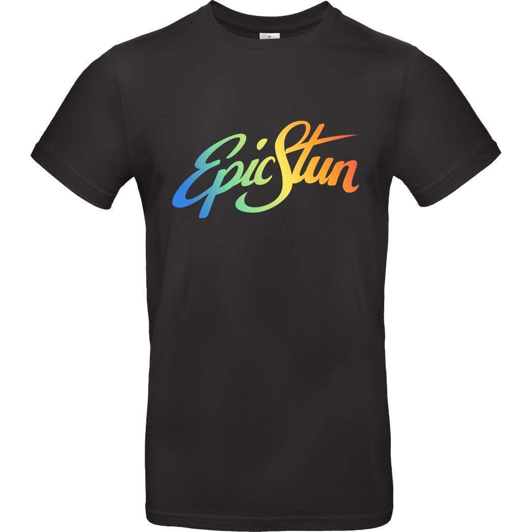 EpicStun EpicStun - Color Logo T-Shirt B&C EXACT 190 - Schwarz