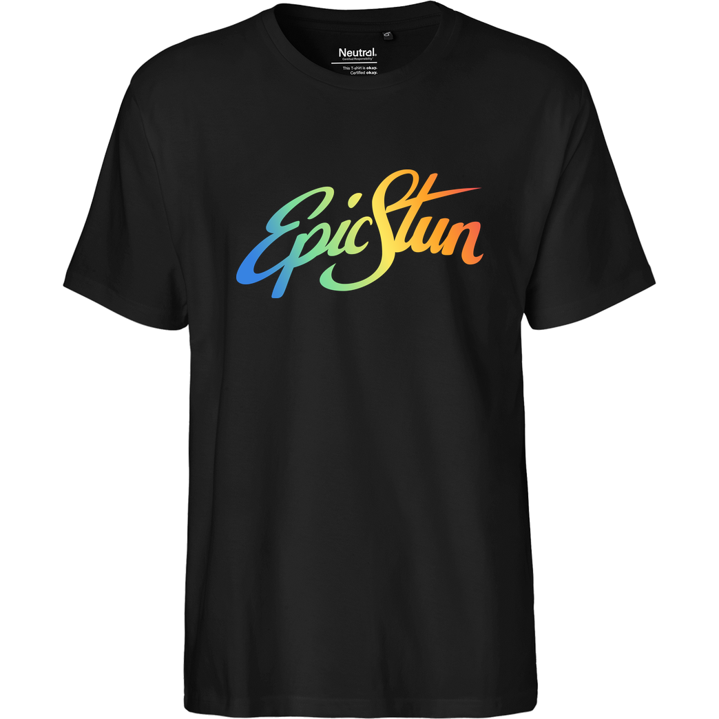 EpicStun EpicStun - Color Logo T-Shirt Fairtrade T-Shirt - schwarz