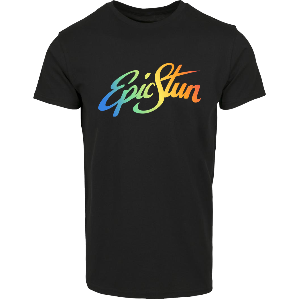 EpicStun EpicStun - Color Logo T-Shirt Hausmarke T-Shirt  - Schwarz