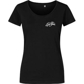 EpicStun - Embroidered Logo Damenshirt schwarz