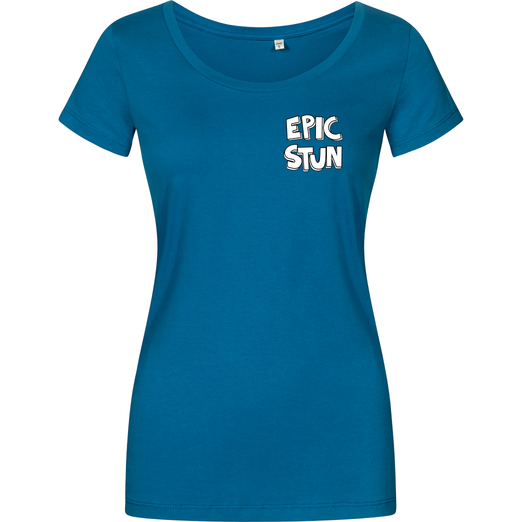 EpicStun EpicStun - Logo T-Shirt Damenshirt petrol