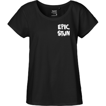 EpicStun - Logo Fairtrade Loose Fit Girlie - schwarz