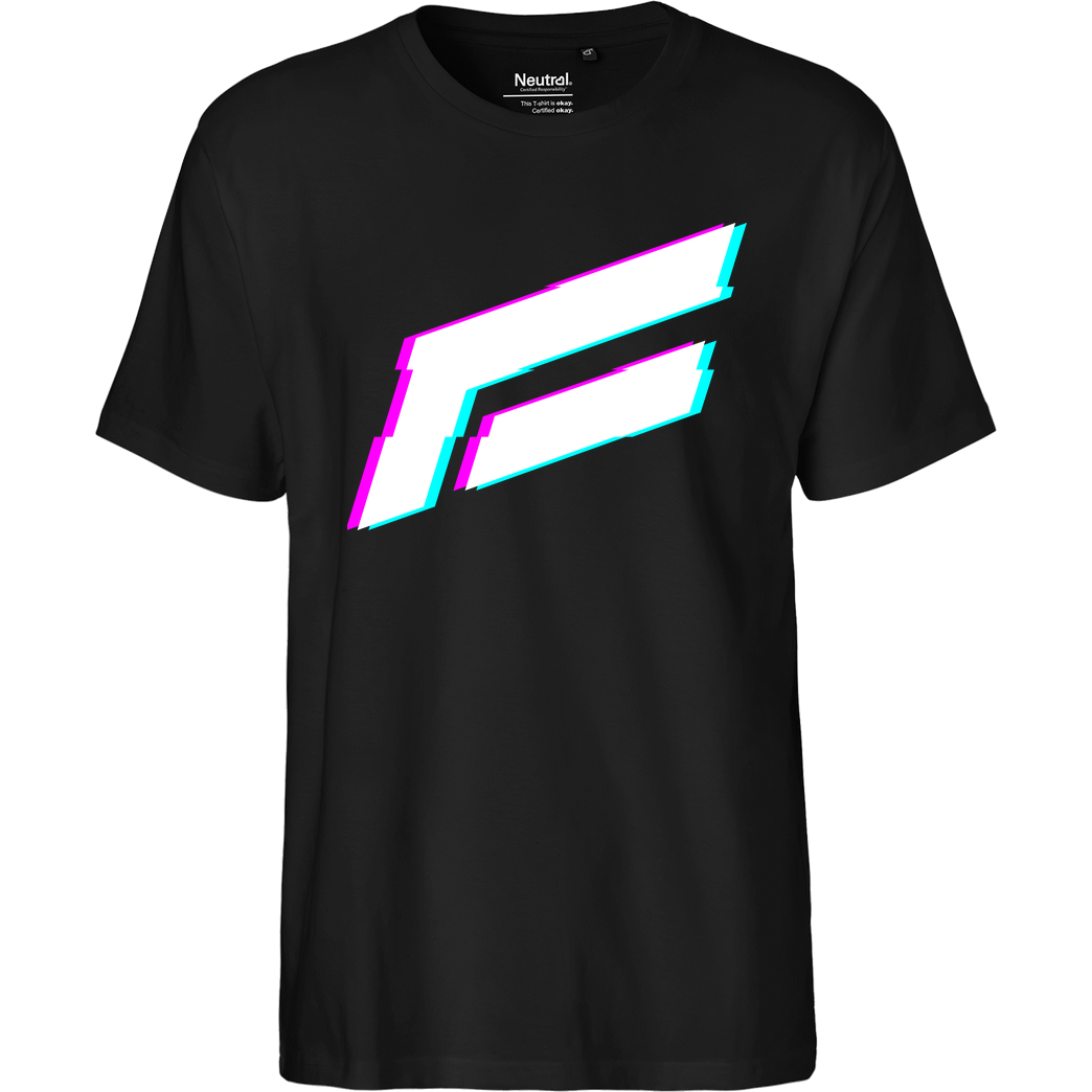 FantouGames FantouGames - Glitch T-Shirt Fairtrade T-Shirt - schwarz