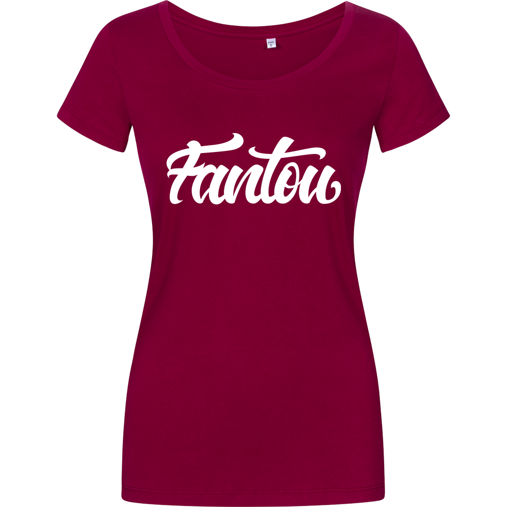 FantouGames FantouGames - Handletter Logo T-Shirt Damenshirt berry