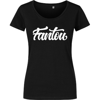 FantouGames - Handletter Logo Damenshirt schwarz