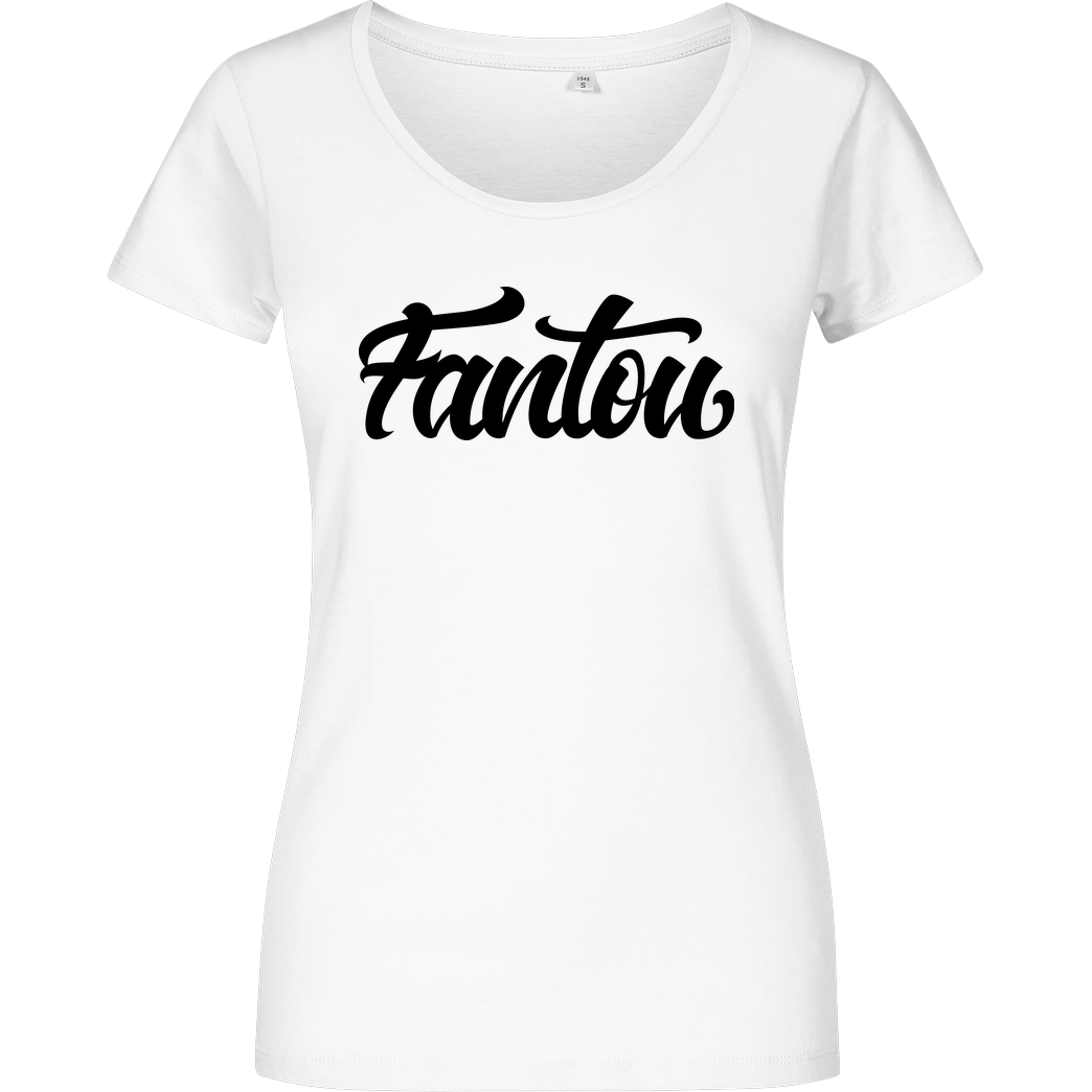 FantouGames FantouGames - Handletter Logo T-Shirt Damenshirt weiss