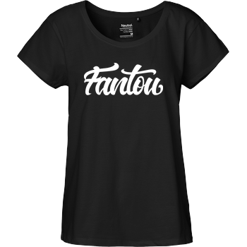 FantouGames - Handletter Logo Fairtrade Loose Fit Girlie - schwarz