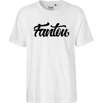 FantouGames - Handletter Logo Fairtrade T-Shirt - weiß
