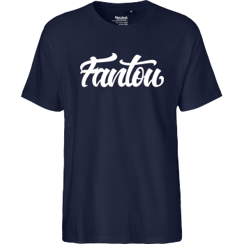 FantouGames - Handletter Logo Fairtrade T-Shirt - navy