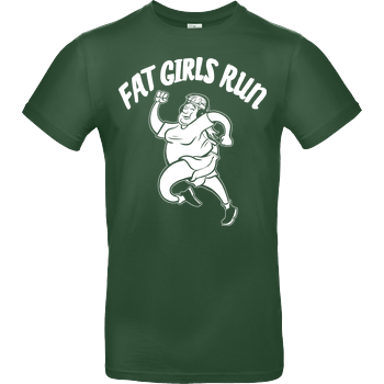 Fat Boys Run - Fat Girls Run B&C EXACT 190 - Flaschengrün