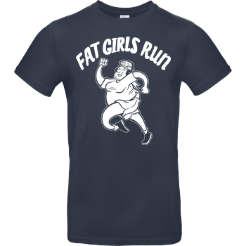 Fat Boys Run - Fat Girls Run B&C EXACT 190 - Navy