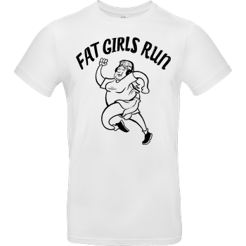 Fat Boys Run - Fat Girls Run B&C EXACT 190 - Weiß