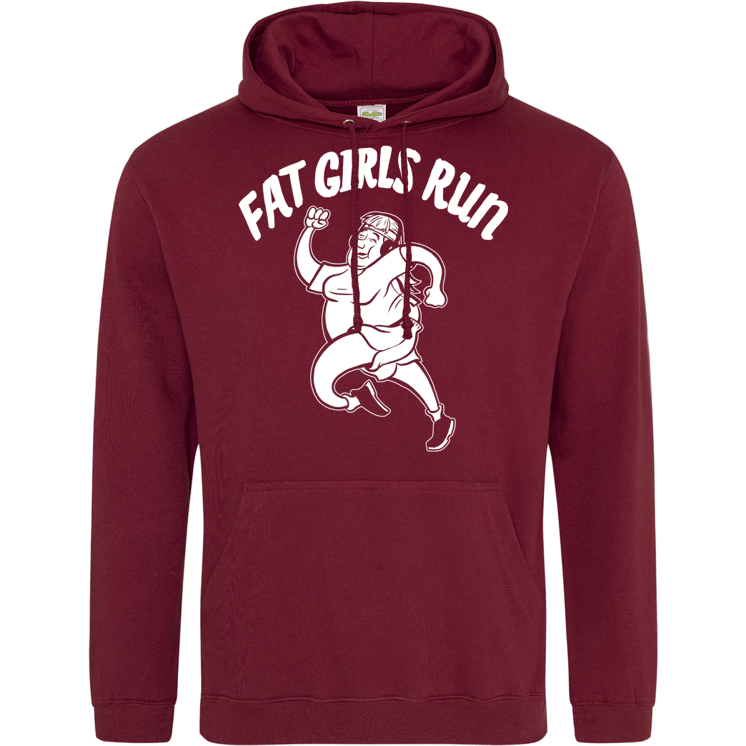 Fat Boys Run Fat Boys Run - Fat Girls Run Sweatshirt JH Hoodie - Bordeaux