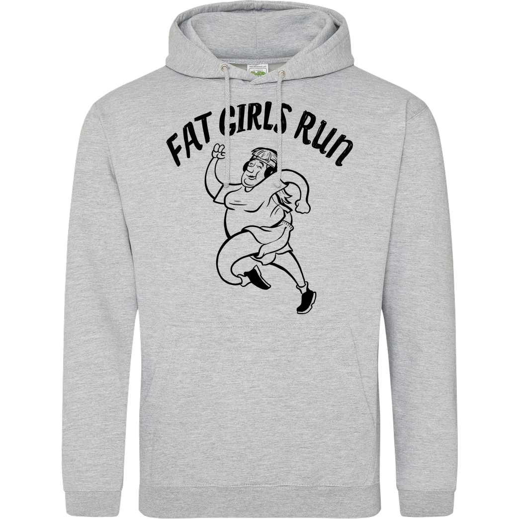 Fat Boys Run Fat Boys Run - Fat Girls Run Sweatshirt JH Hoodie - Heather Grey