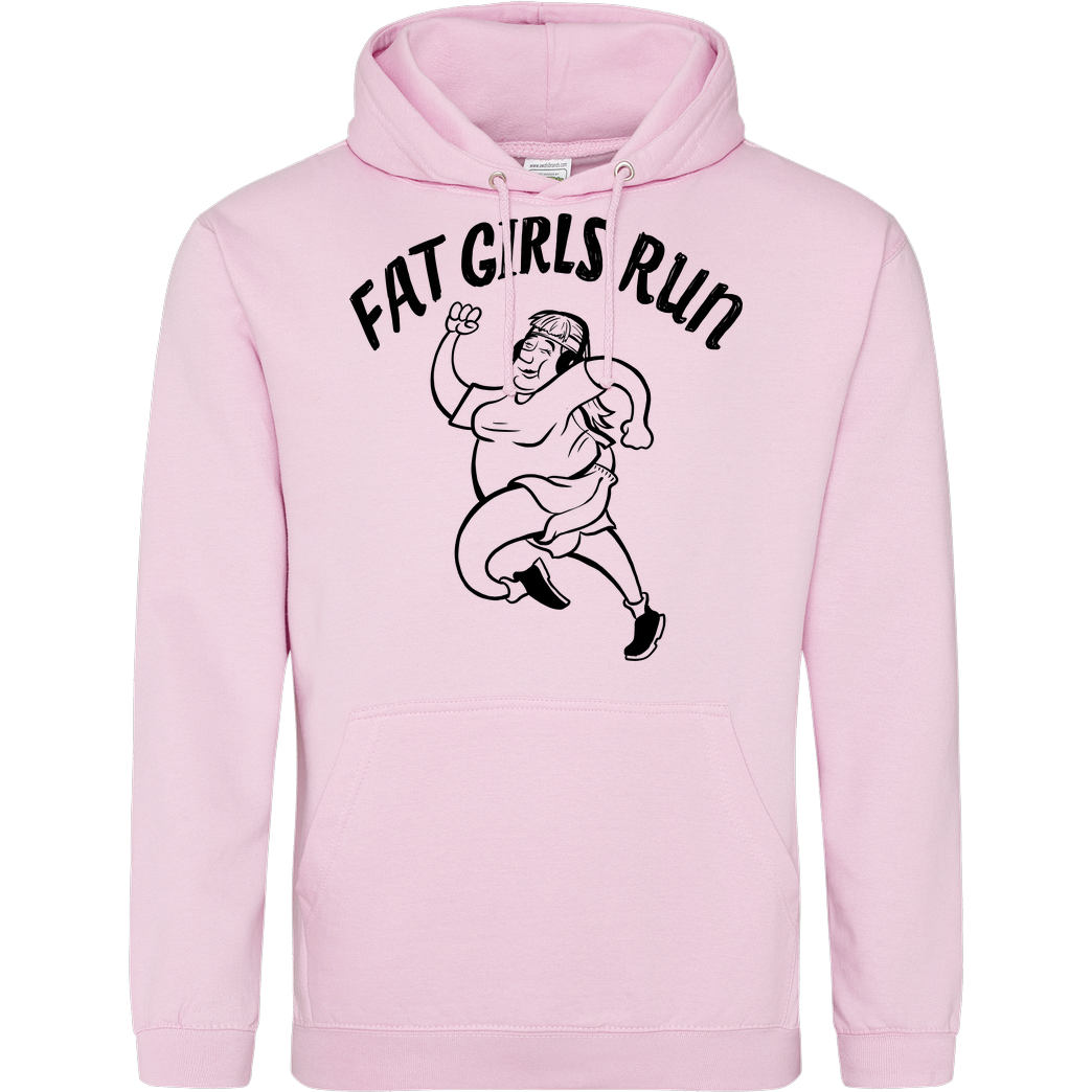 Fat Boys Run Fat Boys Run - Fat Girls Run Sweatshirt JH Hoodie - Rosa