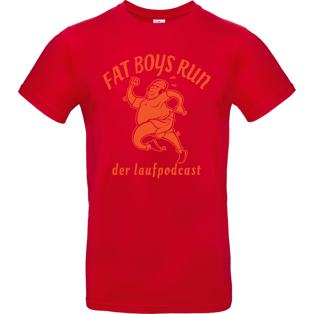 Fat Boys Run Fat Boys Run - Logo T-Shirt B&C EXACT 190 - Rot