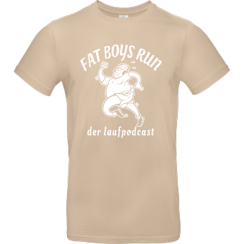Fat Boys Run - Logo B&C EXACT 190 - Sand