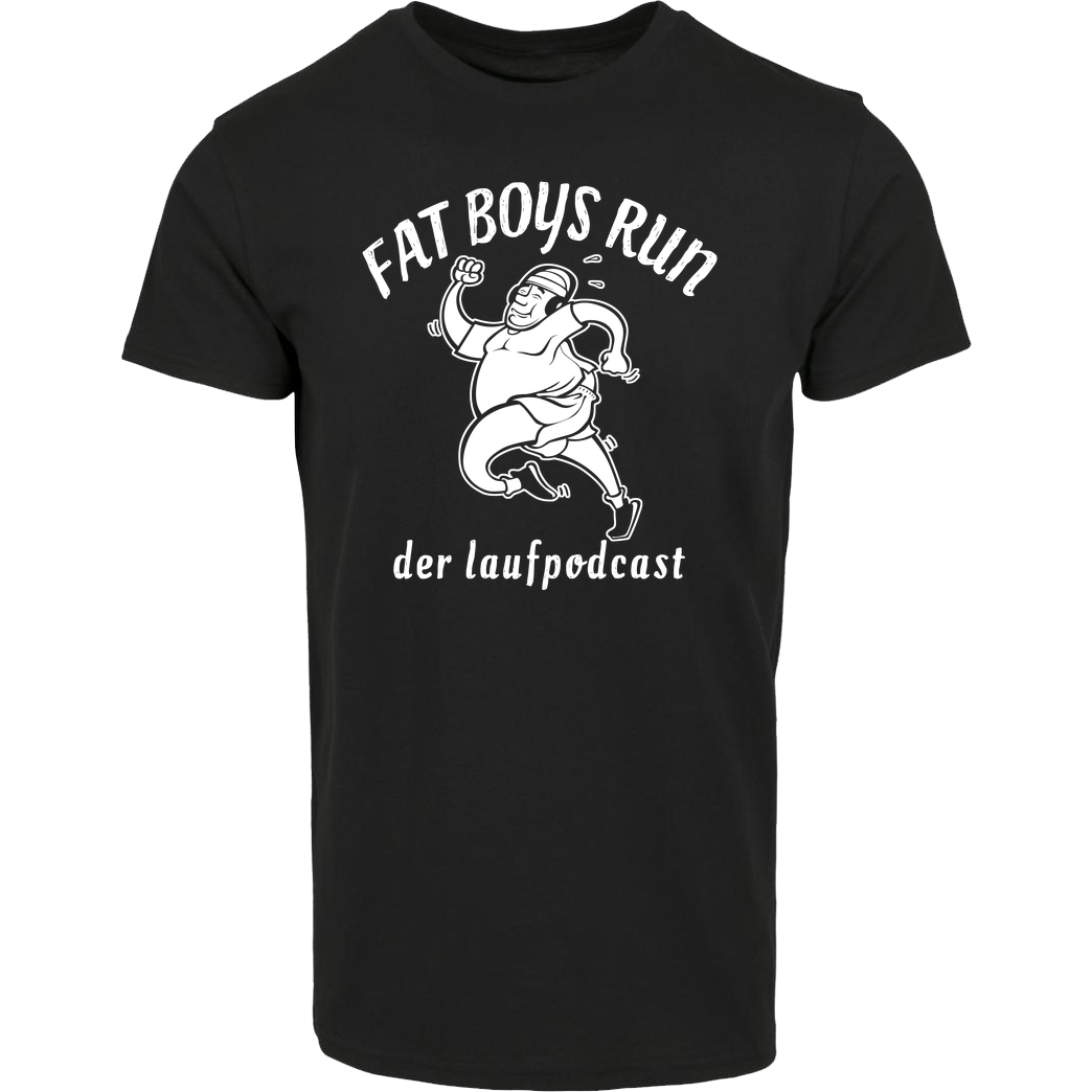 Fat Boys Run Fat Boys Run - Logo T-Shirt Hausmarke T-Shirt  - Schwarz