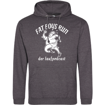 Fat Boys Run - Logo JH Hoodie - Dark heather grey