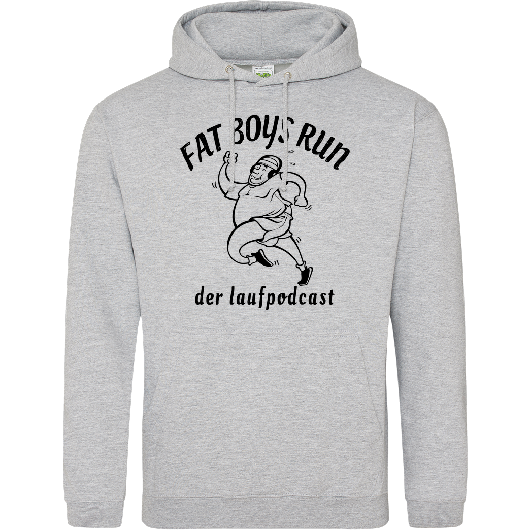 Fat Boys Run Fat Boys Run - Logo Sweatshirt JH Hoodie - Heather Grey
