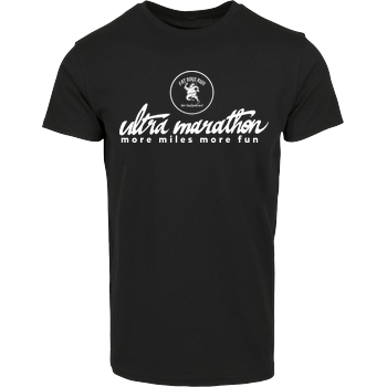 Fat Boys Run - Ultra Hausmarke T-Shirt  - Schwarz