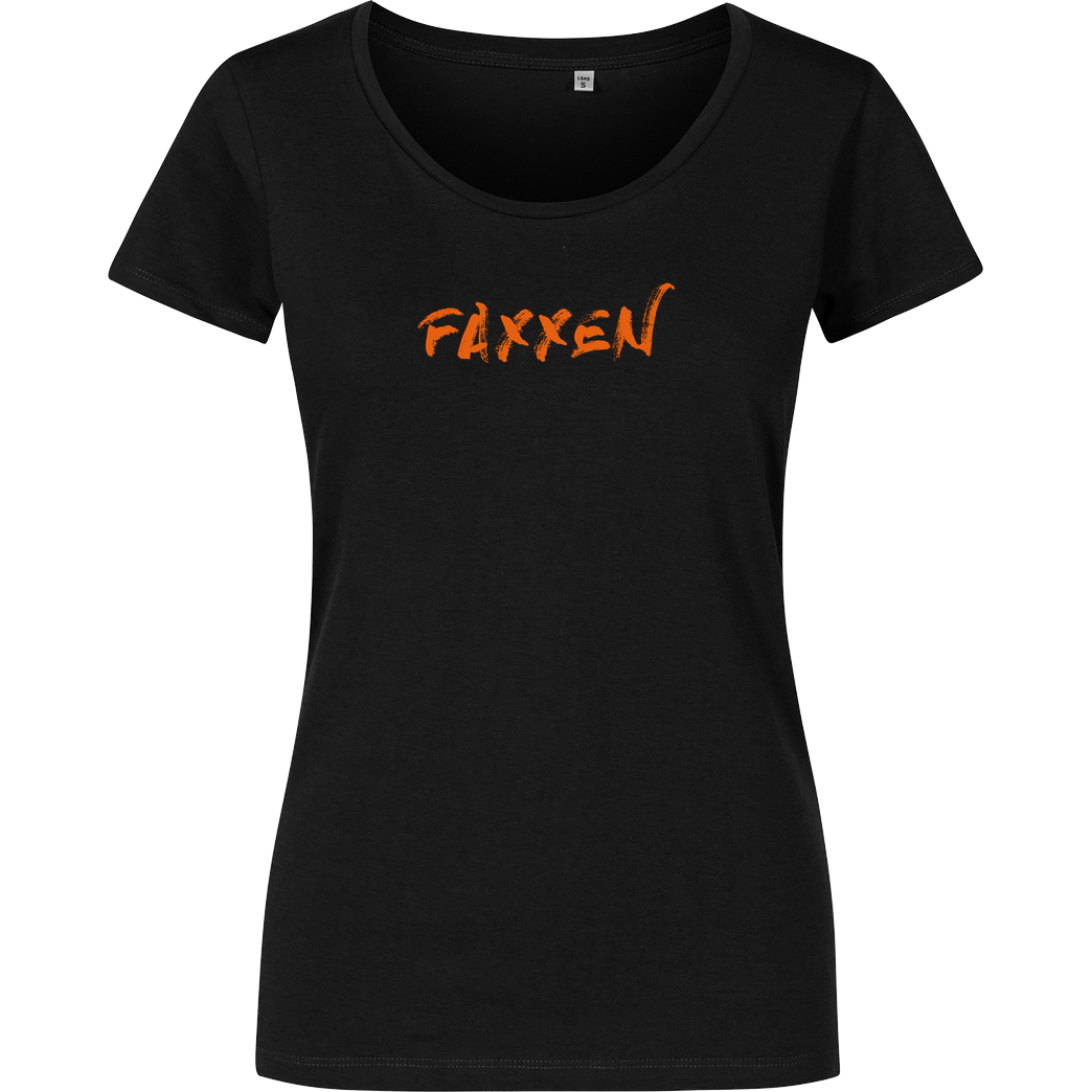 FaxxenTV FaxxenTV - Logo T-Shirt Damenshirt schwarz