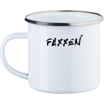 FaxxenTV - Logo Emaille Tasse